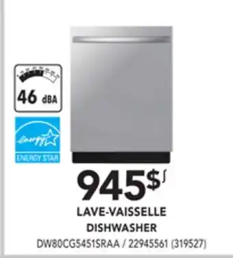 Réno Dépôt Samsung dishwasher offer