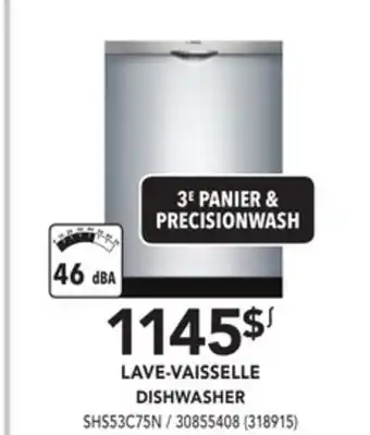 Réno Dépôt Bosch dishwasher offer