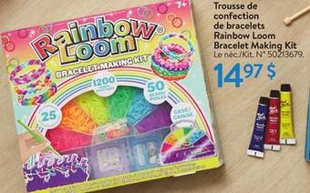 Walmart Rainbow loom bracelet making kit offer