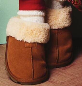 Walmart Ladies' canadiana slippers offer