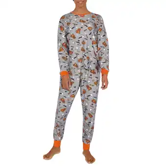 Giant Tiger Carisma women's novelty pj set, grey, 2-pieces offer