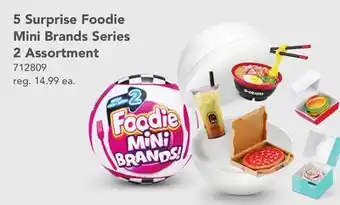 Toys R us 5 surprise foodie mini brands series 2 assortment offer