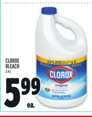 Metro Clorox bleach offer