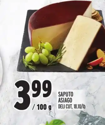 Metro Saputo asiago offer