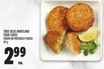 Metro True blue maryland crab cakes offer