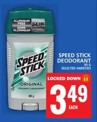 Food Basics Speed stick deodorant offer