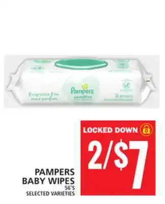 Food Basics Pampers baby wipes offer