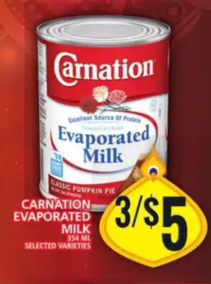 Food Basics Carnation evaporated milk offer