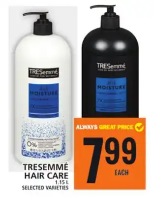 Food Basics Tresemmé hair care offer