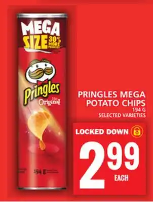 Food Basics Pringles mega potato chips offer