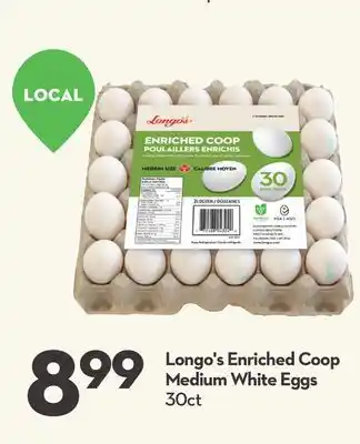 Longo's Longo's enriched coop medium white eggs offer