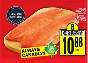 Food Basics Fresh atlantic salmon fillet offer