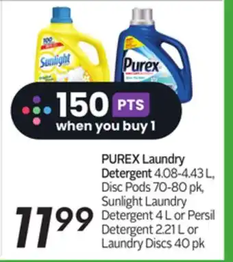 Sobeys Purex laundry detergent offer