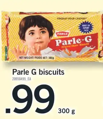 Fortinos Parle g biscuits offer