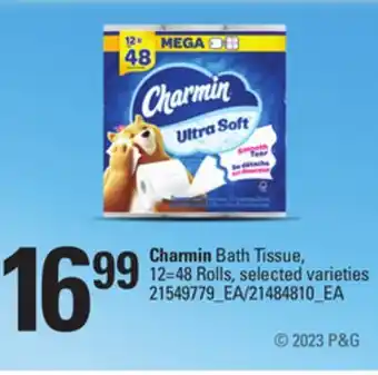 Loblaws Charmin bath tissue, 12=48 rolls offer