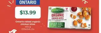 Loblaws Ontario-raised organic chicken bites, 454 g offer