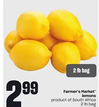 Loblaws Farmer's market lemons, 2 lb bag offer