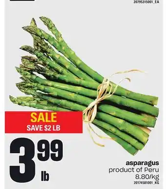 Loblaws Asparagus offer