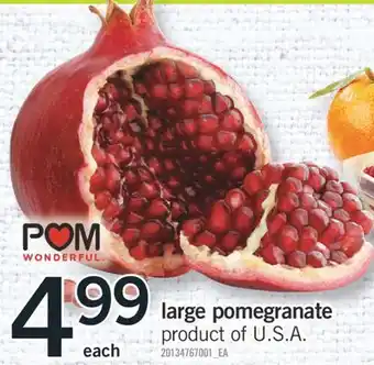 Fortinos Large pomegranate offer