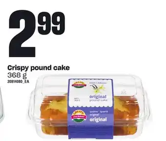 Loblaws Crispy pound cake, 368 g offer