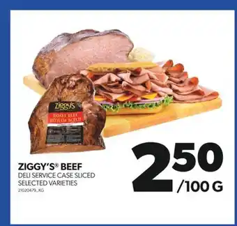 Real Canadian Superstore Ziggy's beef deli service case sliced offer
