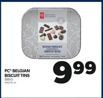 Real Canadian Superstore Pc belgian biscuit tins, 500 g offer