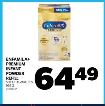 Real Canadian Superstore Enfamil a+ premium infant powder refill, 992 g offer