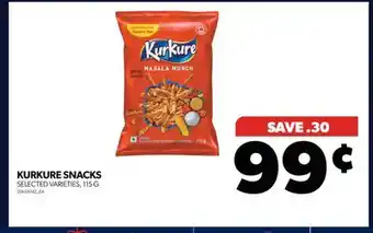 Real Canadian Superstore Kurkure snacks, 115 g offer