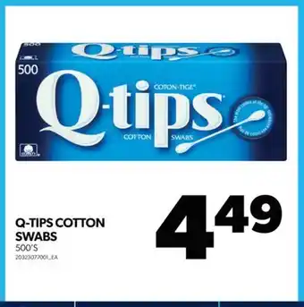 Real Canadian Superstore Q-tips cotton swabs, 500's offer
