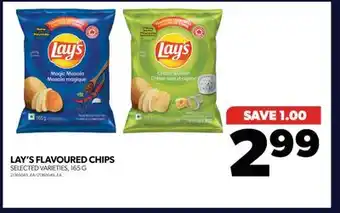 Real Canadian Superstore Lay's flavoured chips, 165 g offer