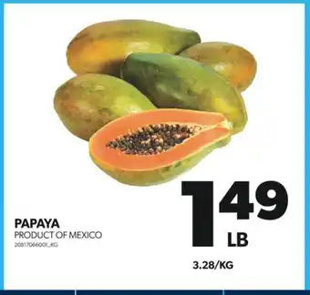 Real Canadian Superstore Papaya offer