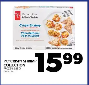 Real Canadian Superstore Pc crispy shrimp collection, 528 g offer