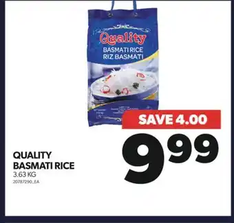 Real Canadian Superstore Quality basmati rice, 3.63 kg offer