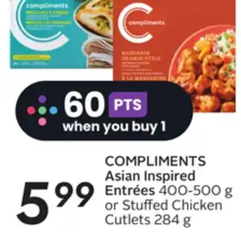 Sobeys Asian inspired entrées offer