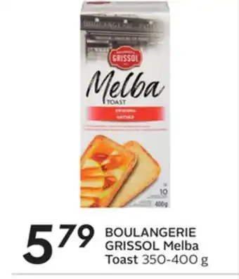 Sobeys Melba toast offer