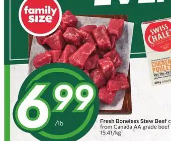 Sobeys Fresh boneless stew beef offer