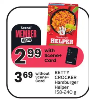 Sobeys Hamburger helper offer