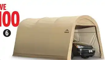 Canadian Tire Shelter logic round autoshelter 10 x 15 x 8' h offer