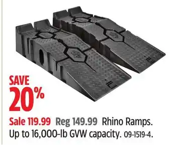 Canadian Tire Rhino ramps offer
