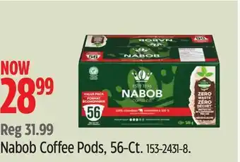 Canadian Tire Kraft nabob coffee pods, 56-ct offer