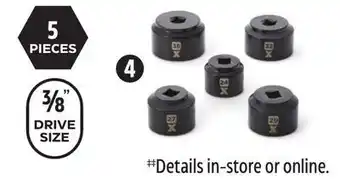 Canadian Tire Maximum oil filter socket set offer