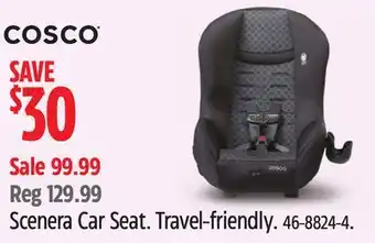 Canadian Tire Cosco scenera car seat offer