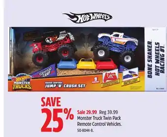 Canadian Tire Monster truck twin pack remote control vehicles offer