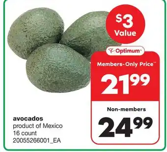 Wholesale Club Avocados, 16 count offer