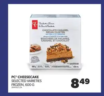 Real Canadian Superstore Pc cheesecake, 600 g offer