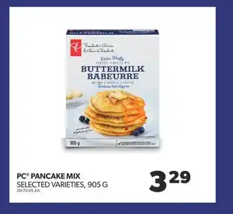 Real Canadian Superstore Pc pancake mix, 905 g offer