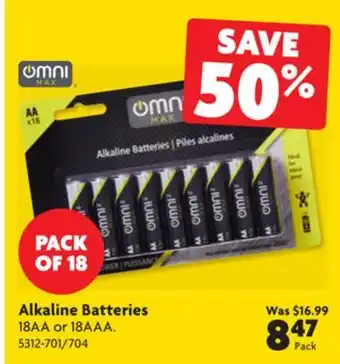 Home Hardware Alkaline batteries offer
