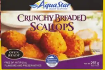 Giant Tiger Aqua star breaded scallops offer