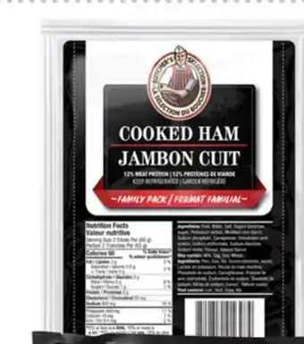 Giant Tiger Butcher's selection cooked ham slices offer