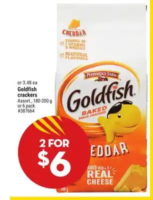 Giant Tiger Goldfish crackers offer
